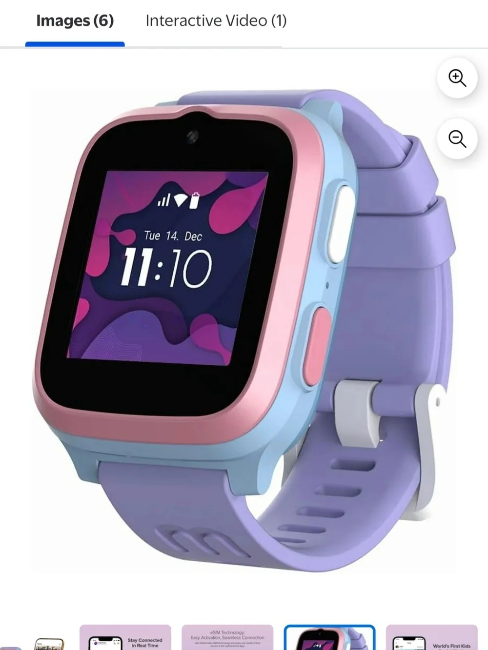 Ultimate Smartwatch Bundle - Purple and Blue Kids Smartwatch